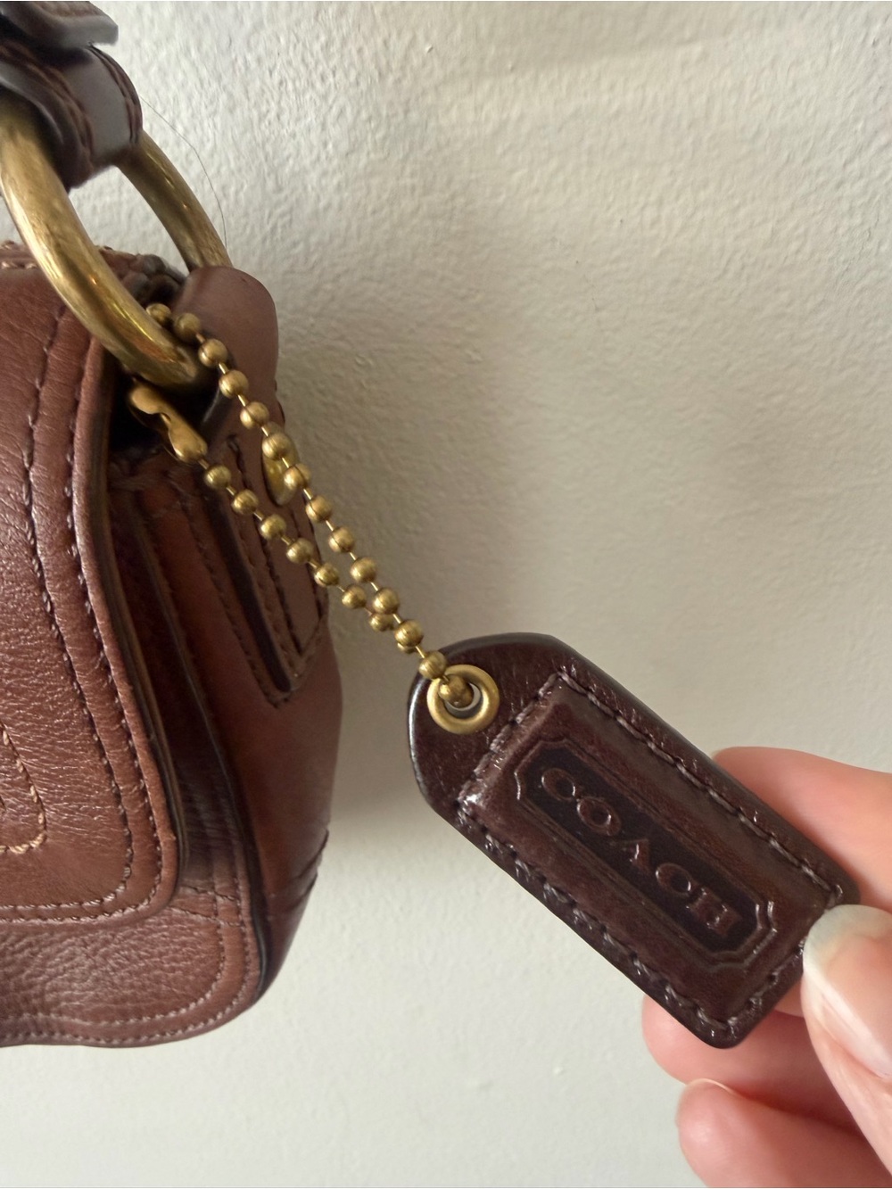 Coach Leather Shoulder Bag - Picture 2 of 5